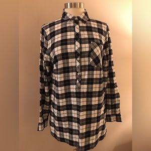 LANDS’ END Plaid Shirt